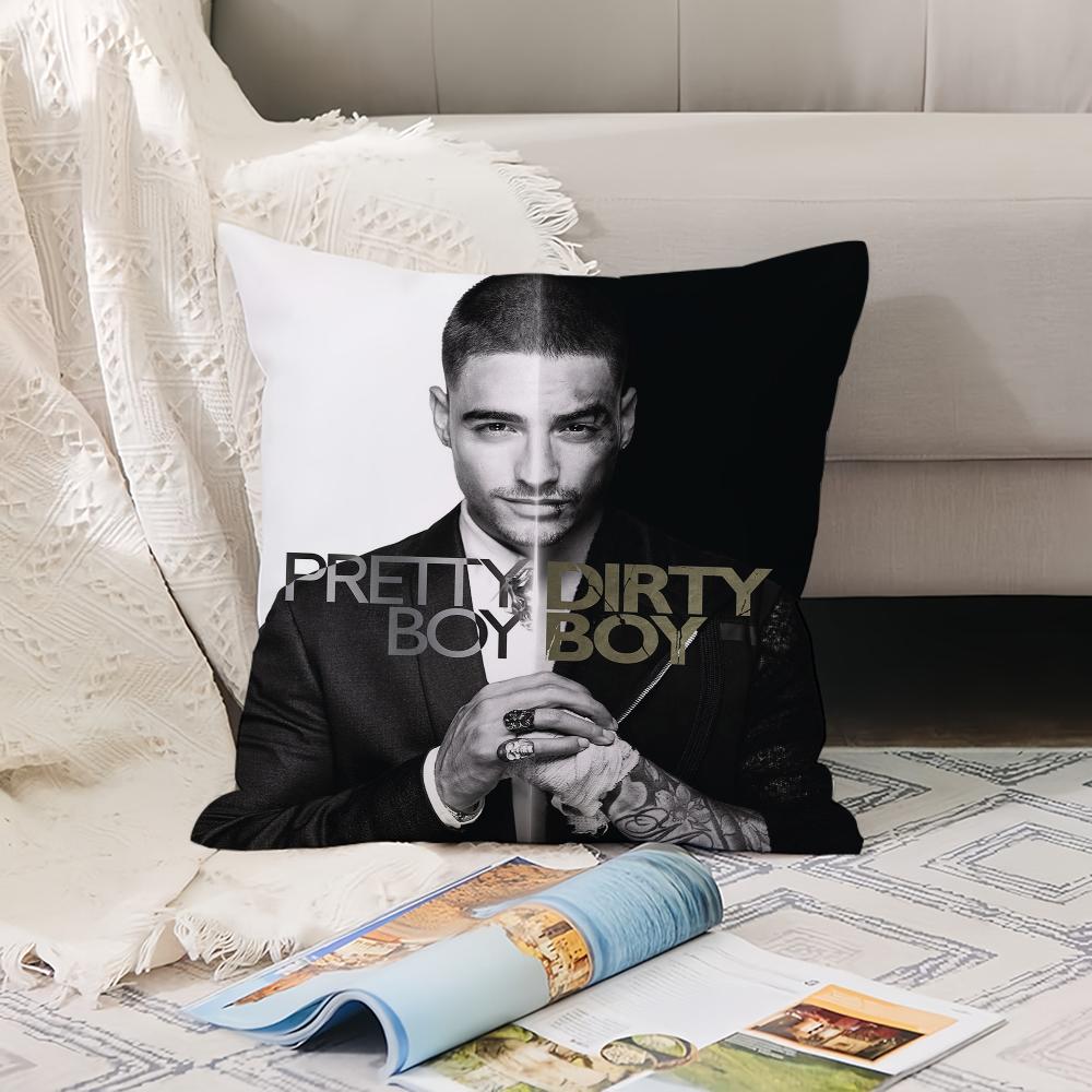 Classic Singer M-Maluma Muisc Pillow Case Office Cushions Suitable For Sofa Car Bedroom Decorative Cushion Cover
