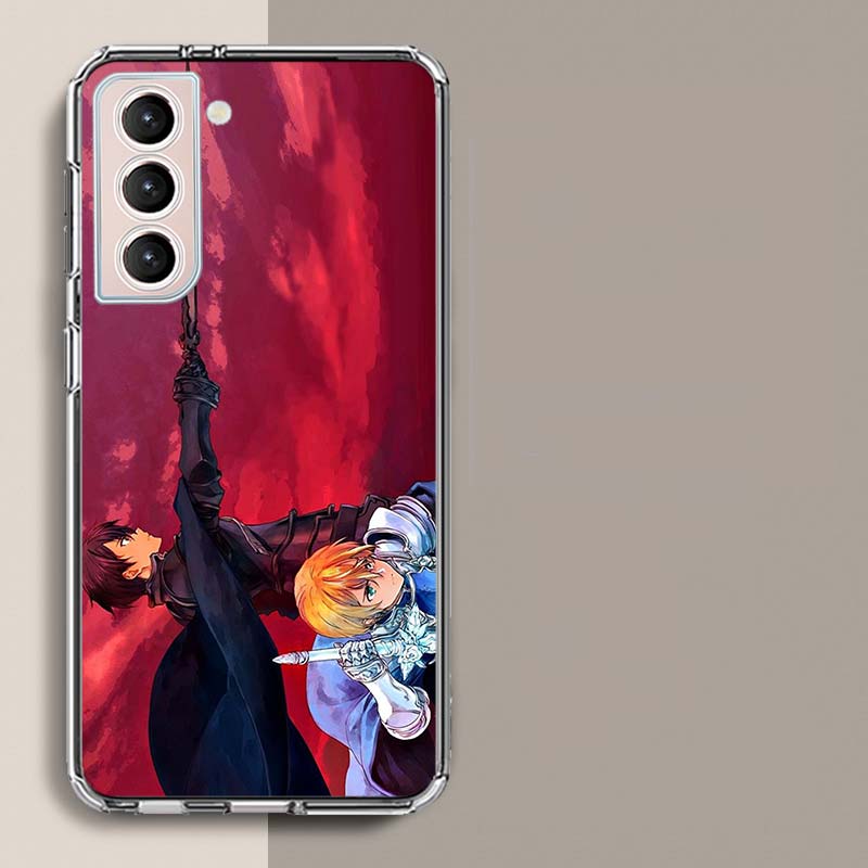 Sword Art Online SAO Anime Phone Case For Samsung S25+ Edge Galaxy S24 FE S23 Ultra Capa Shell S22+ S21 Plus S20 FE Cover Silico