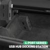 For Tesla Model 3 Y Highland Juniper 2025-2025 Glove Box Docking Station High Speed 4 USB Shunt Hub Flocking Adapter Powered