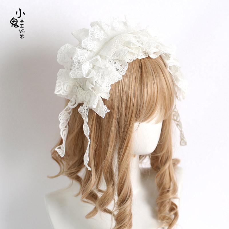 Lo Girl Sweet Girl Hair Accessories Lace Headgear Hair Bands for Girls Lolita French Elegant Headband