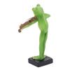 Froschstatue Harzornament Multifunktional Niedlich Exquisit Lustige Froschfigur Heimdeko für Zuhause