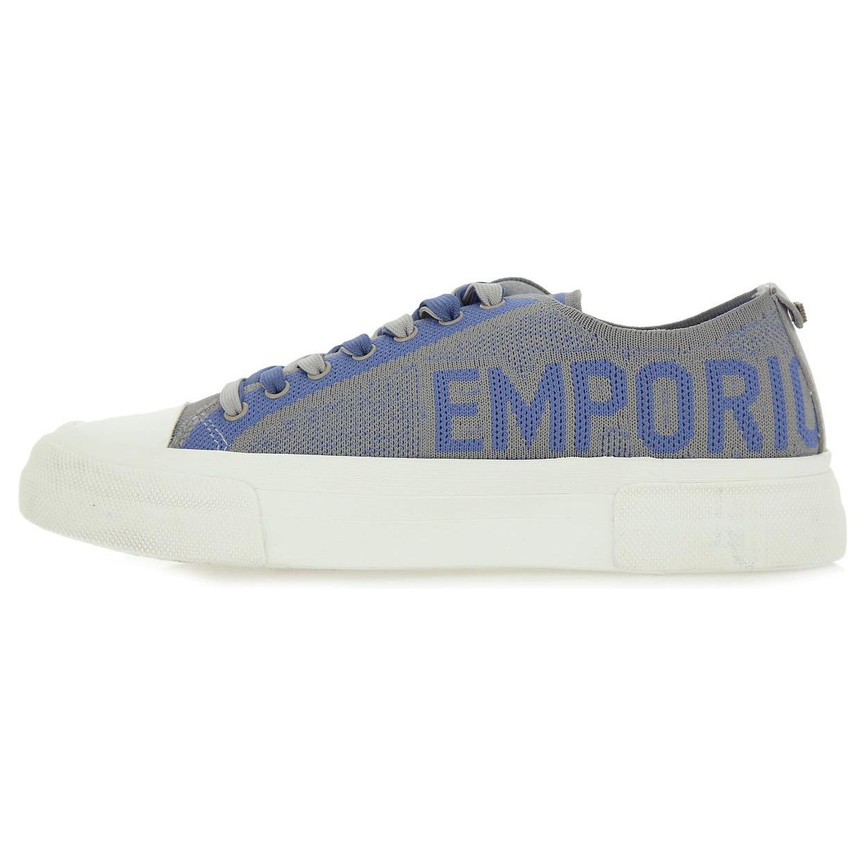Emporio Armani Comfortable Casual Low-Top Sneakers Men sneakers Gray X4X618XN779S741 44
