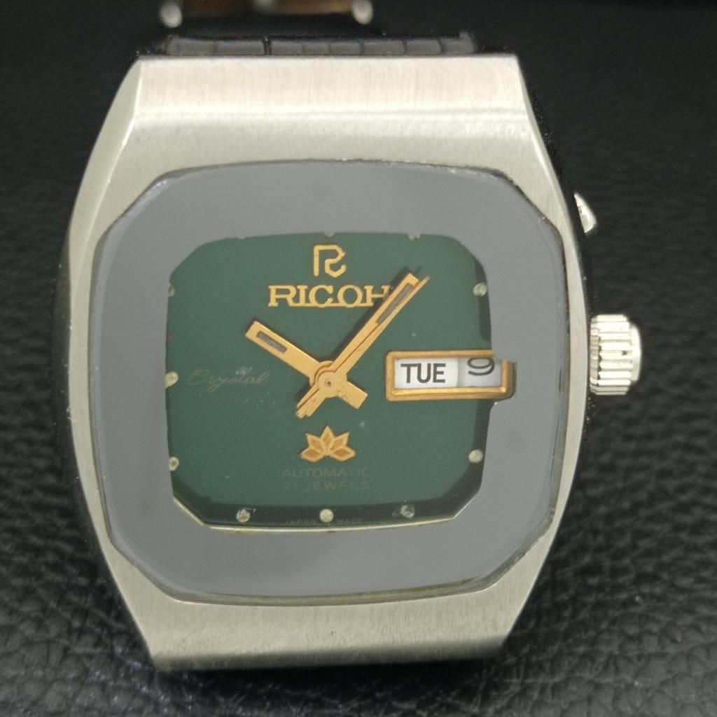 VINTAGE RICOH R31 AUTOMATIC JAPAN MENS ORIGINAL DIAL WATCH a708205-1
