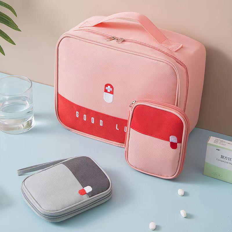 Portable Large-Capacity Medical Bag: Travel, Home Storage, and Outdoor First Aid Kit Set