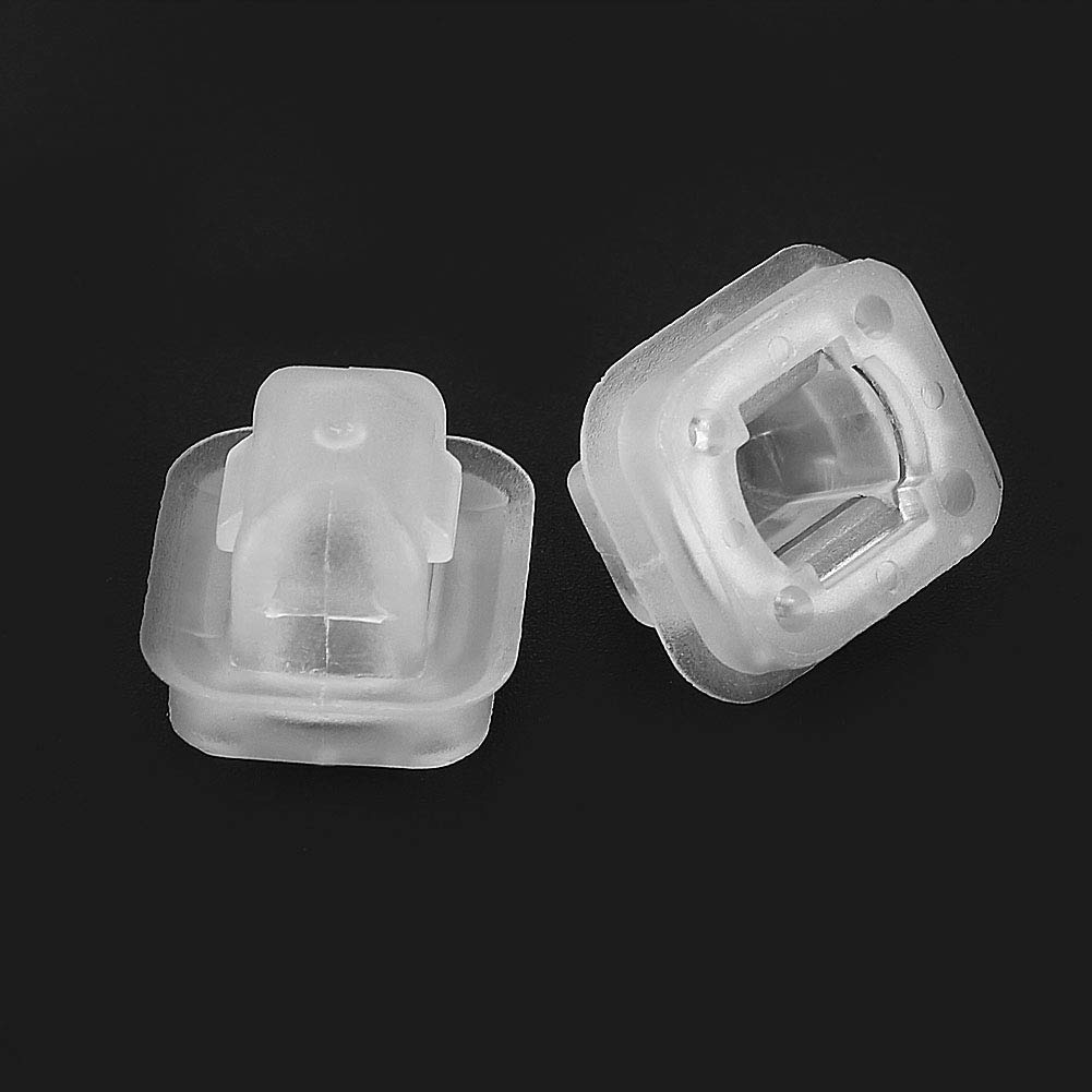 KIMISS 10pcs Plastic Car Door Trim Grommet, Door Insert Trim Strip Grommet Clip Card Inlay E46 E90 E91