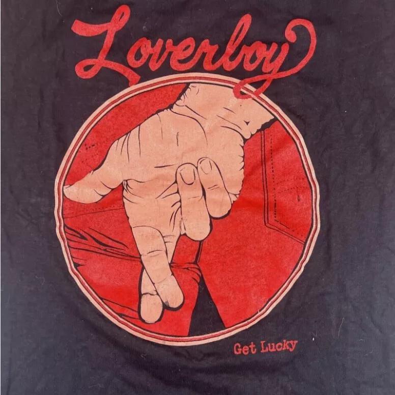 Loverboy Tour Get Lucky Shirt Classic Black Unisex S-5XL S5544 Unisex T-Shirt