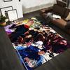 "Anime Style Carpet with Jujutsu Kaisen Characters for Home Decor" Suitable for Use As an Anti-slip for Living Room Bedroom Sofas