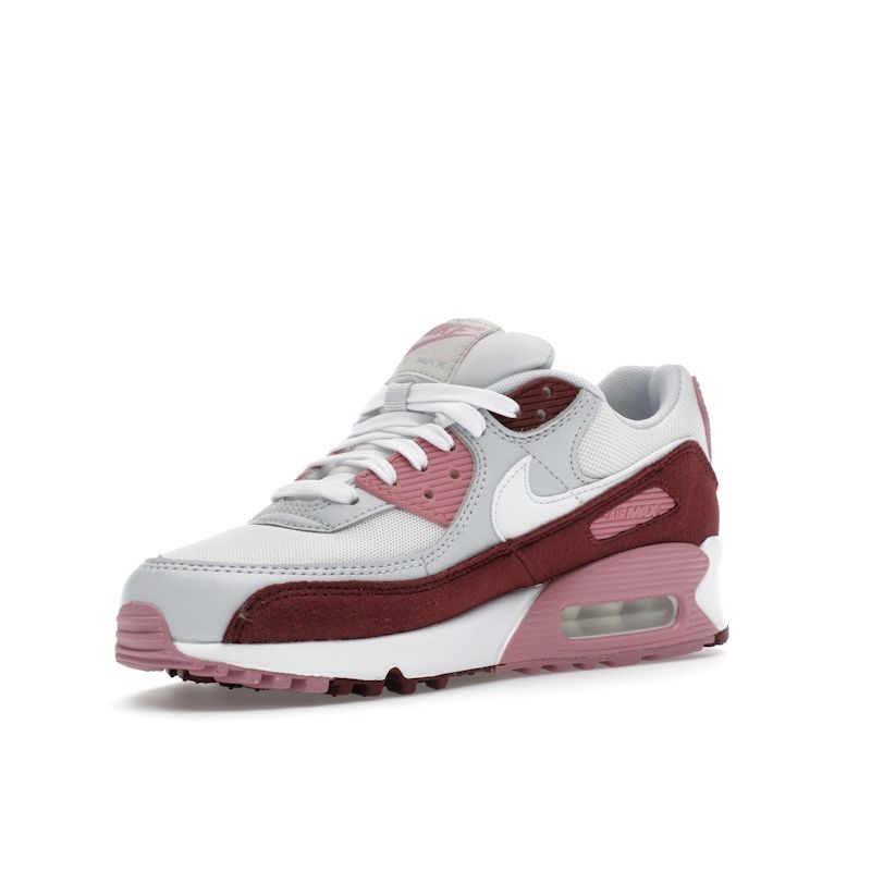 Nike  Air Max 90 SE Neapolitan Women Sneakers Purple Dark-Team-Red Platinum-Tint HM9451-600