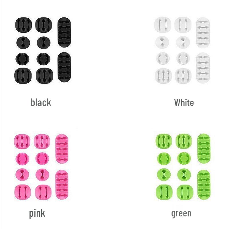 Minimalist Multi-Hole Cable Organizer & Desktop Hub