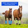 4pcs Professional Fly Protection Boots for Horses, Breathable Mesh with Non-Slip Straps for Pasture, Training, Stable Use