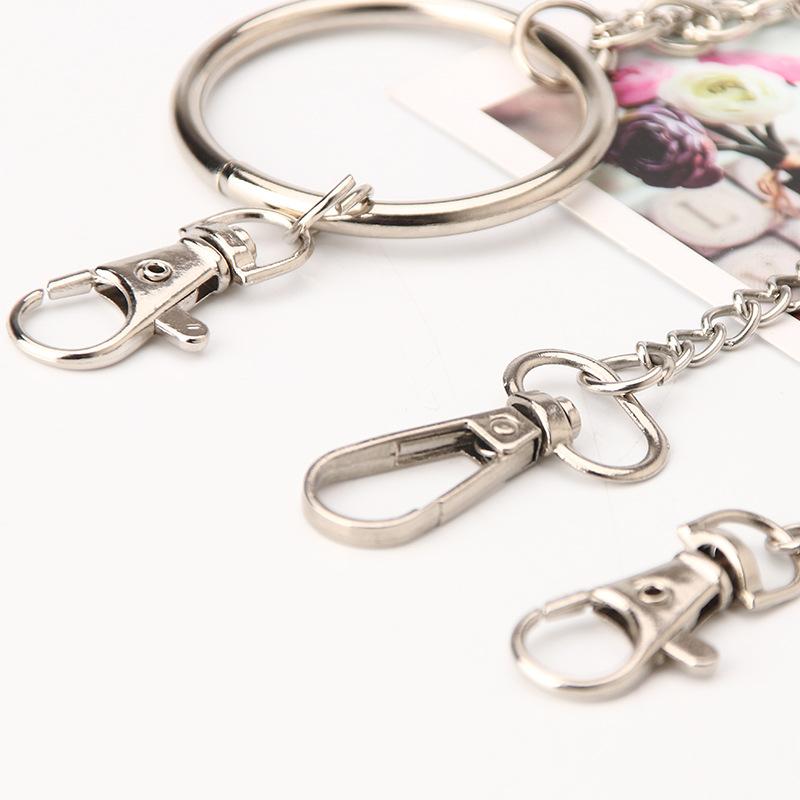 Trendy Rock Metal Ring Chain Punk Style Single Chain Trendy Belt Clothing Chain