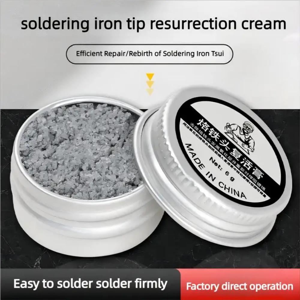 Soldering Iron Tip Cleaning Paste Soldering Iron Tip Tinner Activator Tip Cleaner Enhances Welding Efficiency Soldering Iron Tip