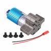 sharprepublic RC Car Gearbox, Variable Speed ??Gearbox, Metal with 370 Carbon Brushes, Compatible with WPL B14, B16, C14, B26, B36, and Q60 - Titanium