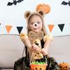 Alipis Bear Costume Set for Kids, Includes Plush Headband, Ears, Nose, Tail, and Bow Tie, Perfect for Halloween and Parties