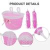 Plastic Basket Waterproof Decoration Bicycle Scooter Handlebar Streamer