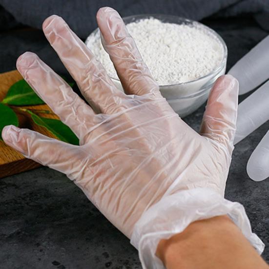 

20 шт./кор. чистые высокоэластичные противоскользящие перчатки для обработки пищевых продуктов безопасные поставки в ресторан L