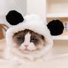 Cute Cat Costume Headgear, Cat Headwear, Dog Birthday Hat, Knitted Frog, Rabbit, Lion, Bear Pet Accessories