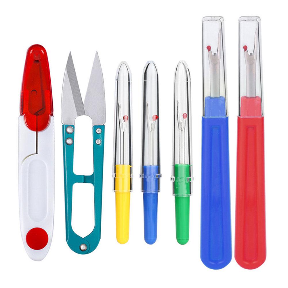 Sewing Seam Opener Set Sewing Thread Ripper Thread Cutter  For Sewing Crafting Needlework Embroidery Tool Random Color
