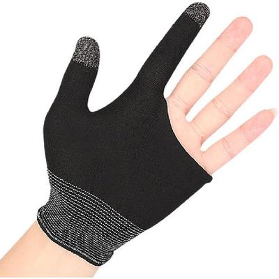 2 Pairs Game Gloves - Mobile Gaming Finger Sleeves with Thumb Sleeve - Nylon Touch Screen Gloves