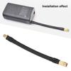Black Color Air Pump Tube Copper Rubber Inflator Hose Adapter for Xiaomi Electric Inflator
