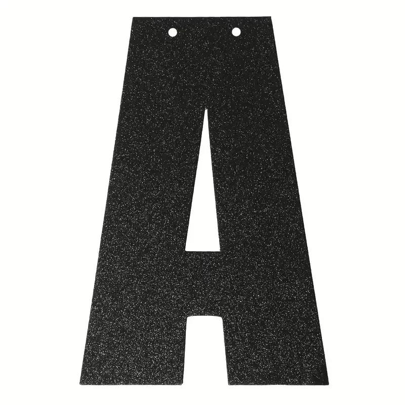 1Set Black Happy Birthday Party Banner Happy Birthday Wall Hanging Decoration Photo Prop Backdrop Decor Birthday Supplies