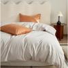 Cotton Long-staple Cotton Duvet Cover Single Autumn And Winter Thickened Bed Hat Cotton Cover Solid Color Bed Sheet