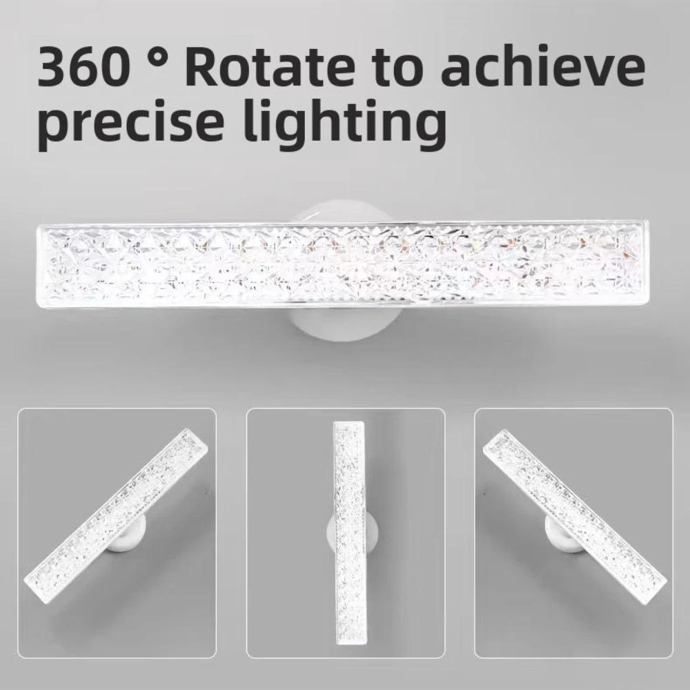 New LED ceiling light crystal E27 bulb 18W 24W pendant light AC220V 110V living room, bedroom, corridor, indoor lighting