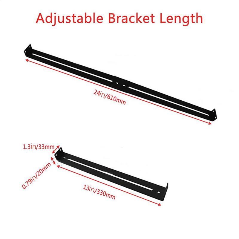 4pcs Drawer Repair Kit Furniture Repair Kit Mounting Brackets Bottom Support Tool Set with Screws Replacement Parts Heavy Duty