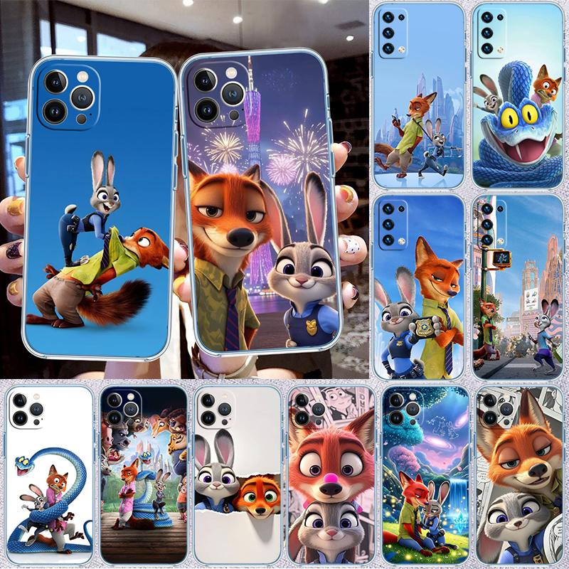 QE29 Zootopia Disney Phone Case for Motorola Moto G10 G20 G30 G31 G32 G34 G35 G41 G42 G50 G51 G52 G55 G60 G60S G62 G71 G72 G75