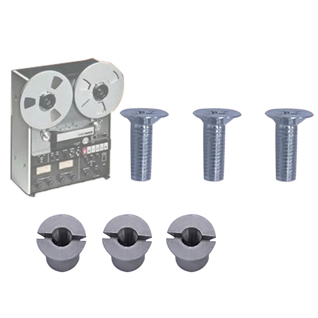 Für 1/4 Universal Metallschrauben Lautsprecher Tonbandgerät Schrauben Perfekt für DIY Lautsprecherprojekte (3er Set)