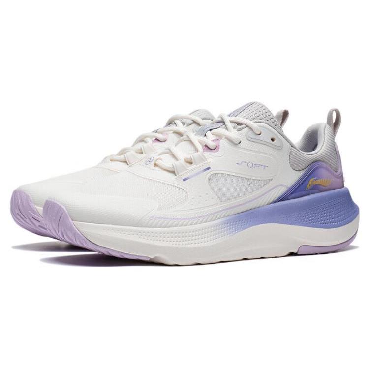 Li Ning Casual Shoes Women's Low top White/Purple AGLT126-1