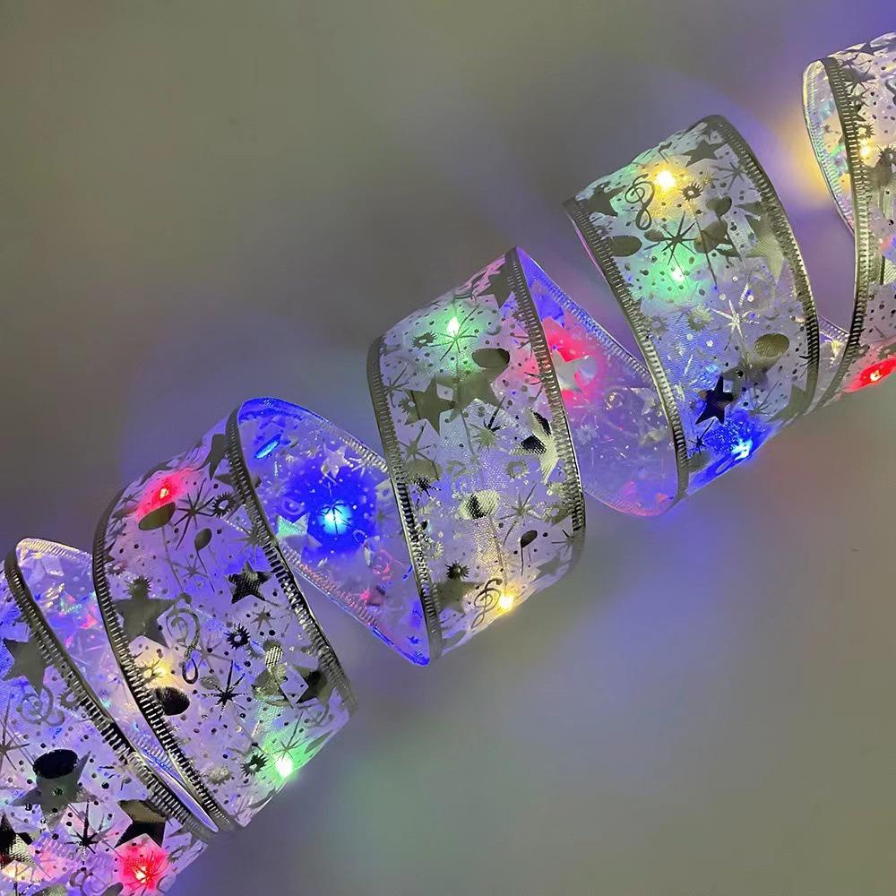 

Battery-Powered Christmas Ribbon Lights 10m 100 Lights Decorations String Lights Home Style 5