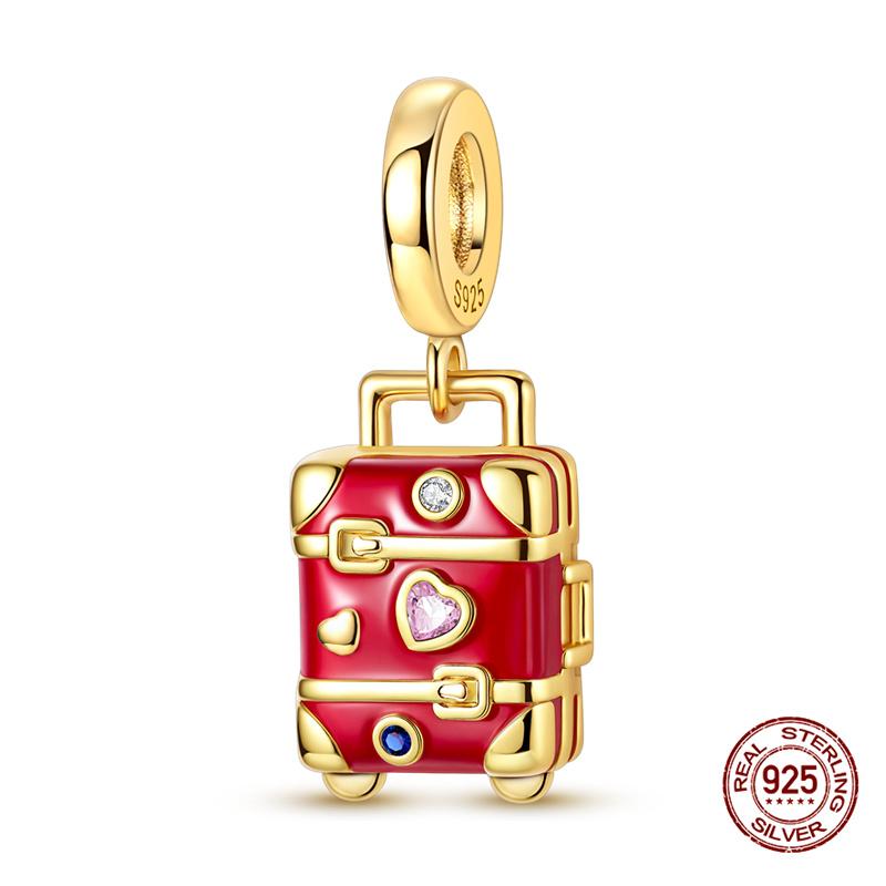 New In Charms Copper Gold Chameleon & Two-Toned Turtle Charms Beads Fits 3Mm Original Bracelet Womens Diy Fine Jewelry Gifts