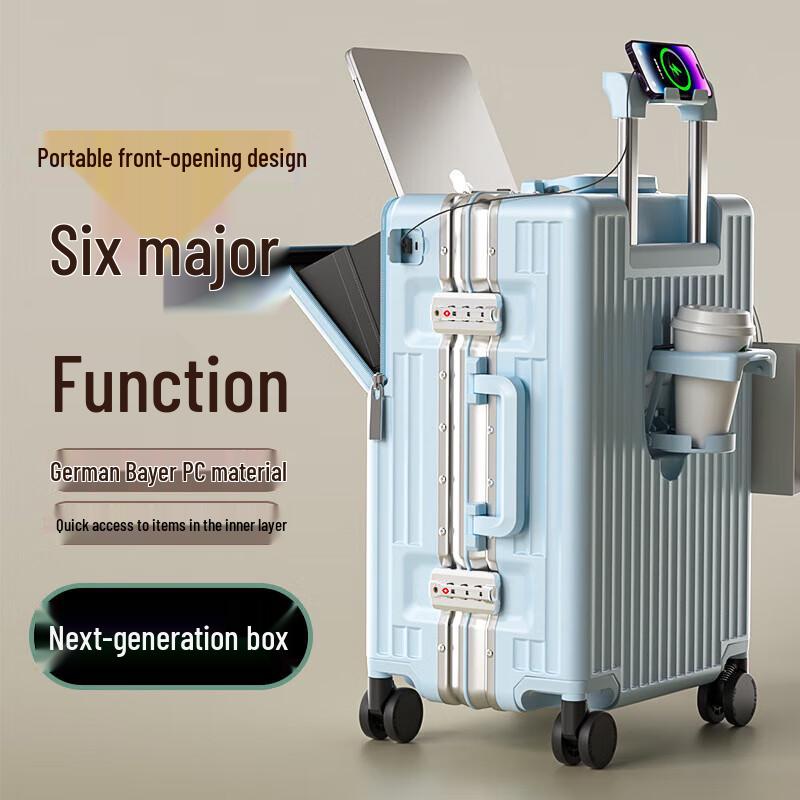 

Модный чемодан Xiaoyan с передним открытием 20 inch