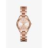 Mini Slim Runway Rose Gold-Tone Watch MK3513