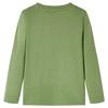 T-shirt enfants à manches longues kaki clair 92/104/116/128/140