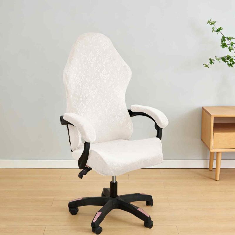 E-sports Gaming Chair Covers Stretchy Velvet Ergonomic Office Computer Game Chair Cover Home Chair SeatCover With Armrest Covers