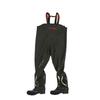 Waders Green Thickened PVC Breathable Half Body Water Proof Wading Pants with Boots for Fishing Water Sports