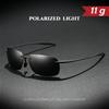 Ultra Light 11g TR90 Frameless Polarized Aviator Sunglasses - Flexible & Comfort Fit Unisex for Driving, Fishing, Outdoor