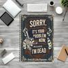 Customizable Spiral Notebook Thoughtful End Life Planning Laminated Cover Gift End-of-Life Care Family Guidance A5 Size CMYK