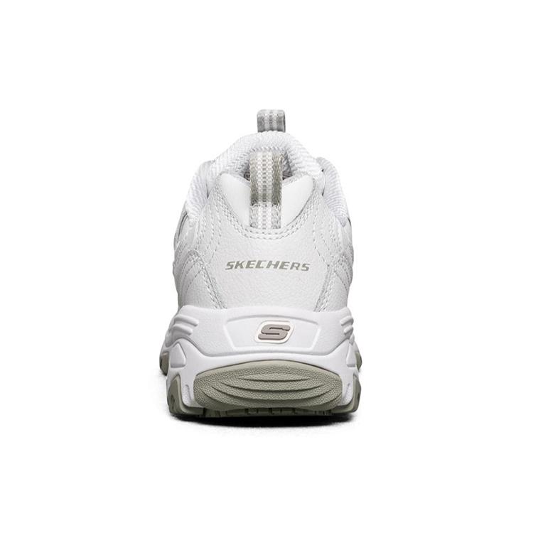 Skechers D Lites Sr White Women's (Unisex) Chunky Sneakers 76605 WHT