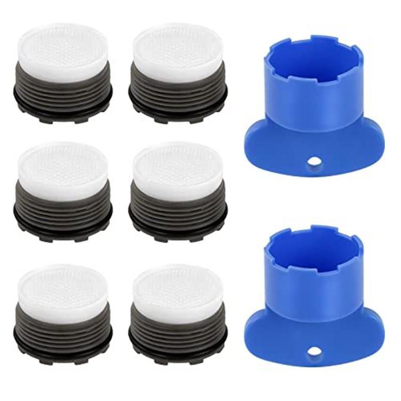 Kitchen Faucet Aerator Wrench & Anti-Splash Filter Spout Set