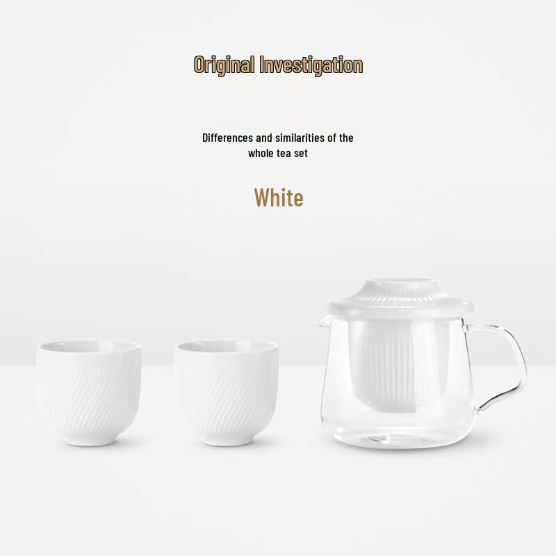 Yuanchu Gewu Glass & Ceramic Complete Tea Set