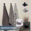 4 Stück Hochleistungs-Klebehaken Wandhaken Mehrzweck Handtuchhalter Handtuchhalter Badezimmer Küchenbeschläge