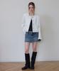 ROSEFRANTZ Soft Fringe Tweed Jacket [Ivory]