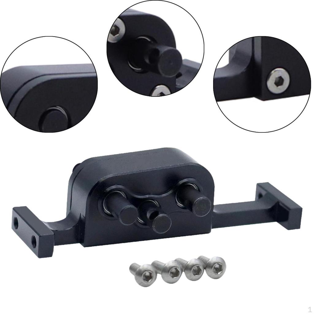 RC Car Transfer Case Crawler Replacement 1/10 Rock DIY Aluminium Easy Installation with