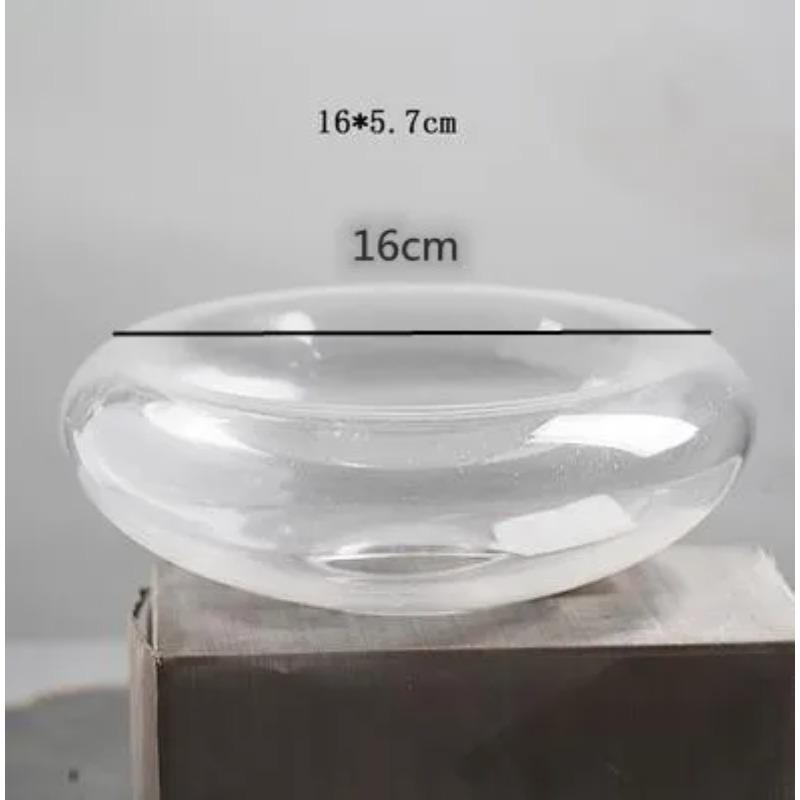 

Двухслойная посуда из пузырчатого стекла, Десертные тарелки, Холодные блюда для высококлассного ресторана, Тарелки для сашими японской кухни, Художественная посуда