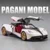 1/24 Pagani Huayra Dinastia Supercar Alloy Car Die-casting Model Sound and Light Car Model Toy Collection Children Gift