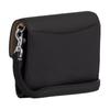 Coach Umschlag 12 Brief Logo Exquisites Kieselkornleder Schulter Crossbody Geldbörse Damen Geldbörse Schwarz CU170-SVBK