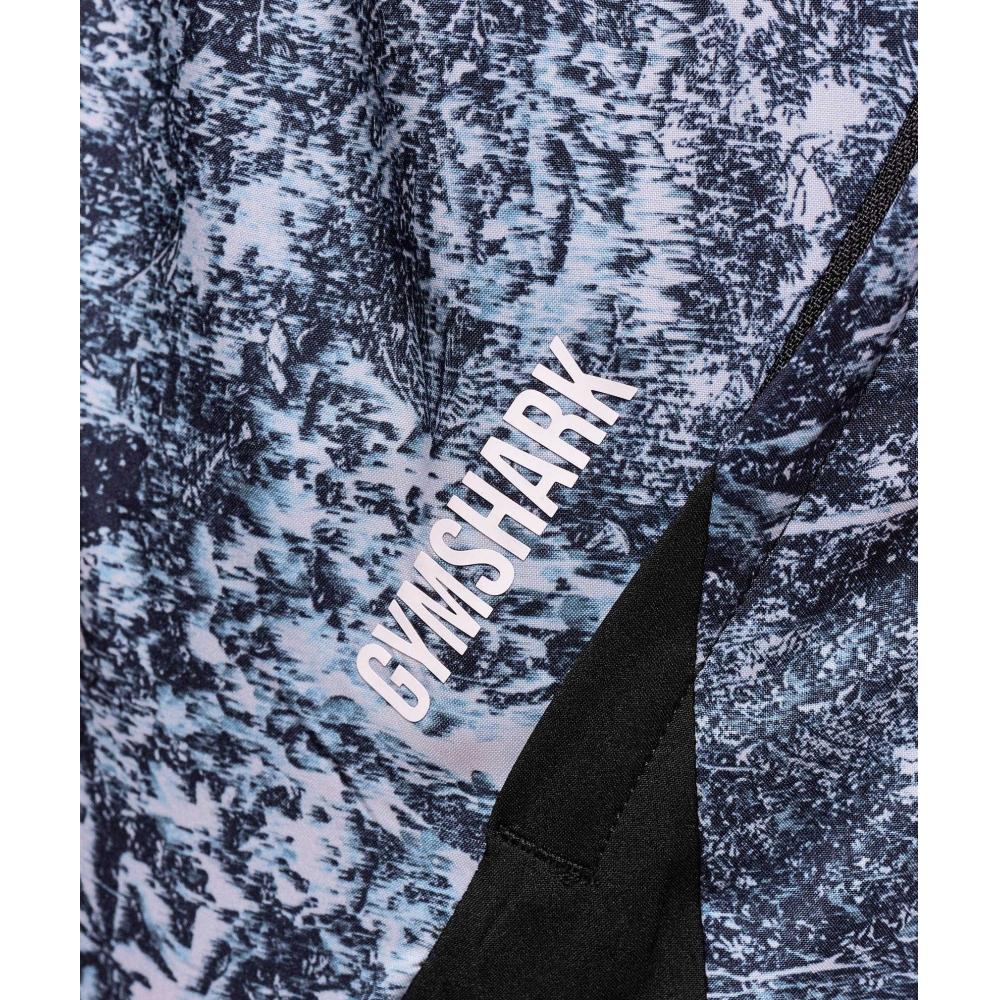 Gymshark Sport 5  Shorts Smoke Blue Black A1b3m Udxk